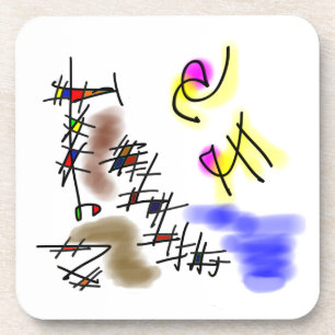 abstract divers coaster