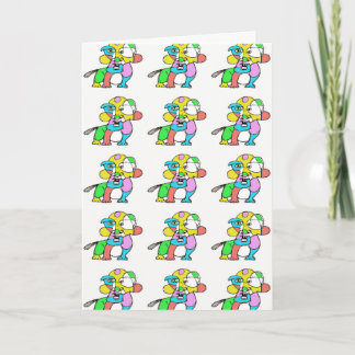 Abstract Dog Birthday Card from Denis Gaston Art