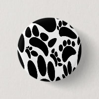 Abstract Dog Pawprint