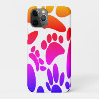 Abstract Dog Pawprint