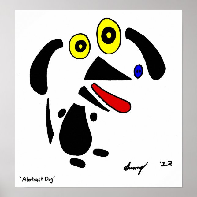 Abstract Dog Print (Front)