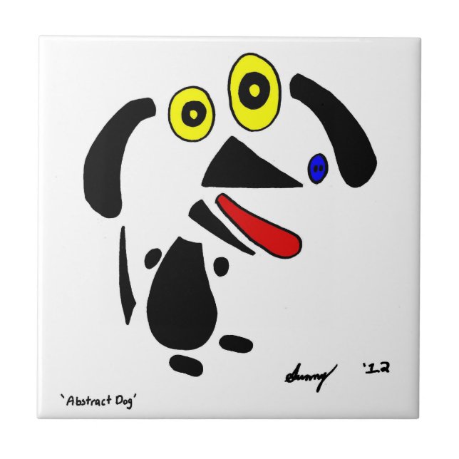 Abstract Dog Tile (Front)