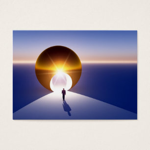 Abstract - Doorway to Golden Opportunity