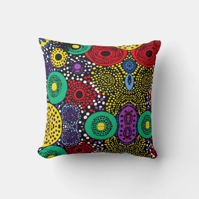 Abstract dot art 1 cushion (Front)