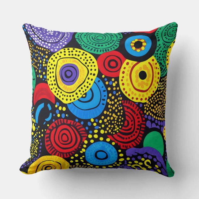 Abstract dot art 4 cushion (Front)