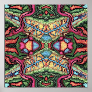 Abstract Dots Poster