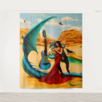 Abstract Dragon Skull Occult Dark Witchy AI Art