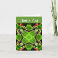 Abstract Dragonfly Art Thank You Card