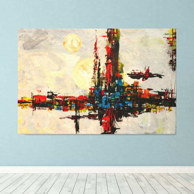 Abstract Dream Artwork Canvas Print (Insitu(Wood Floor))