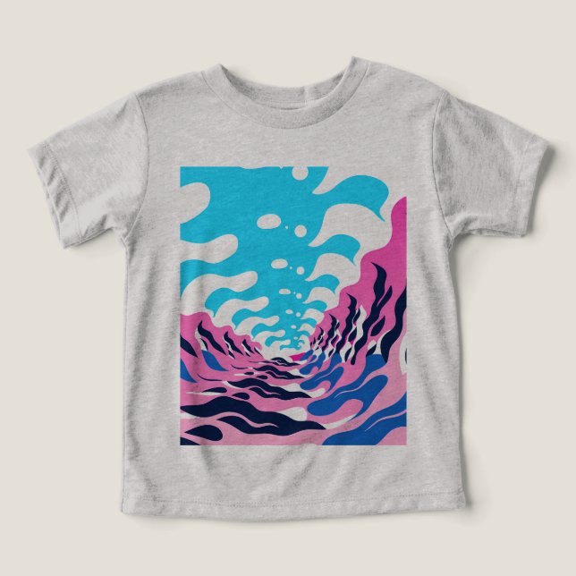 Abstract Dream Wave – Vibrant Surreal Flow (Design Front)