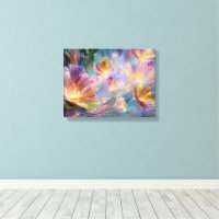 Abstract dreamy floral garden 