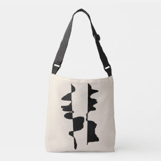 Abstract Dual Face Crossbody Bag