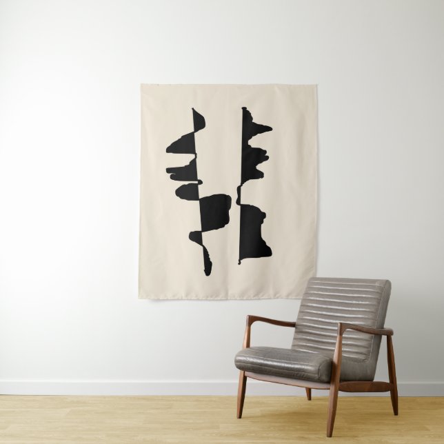 Abstract Dual Face Wall Hanging Tapestry (In Situ)