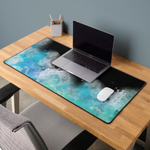 Abstract Dust Desk Mat