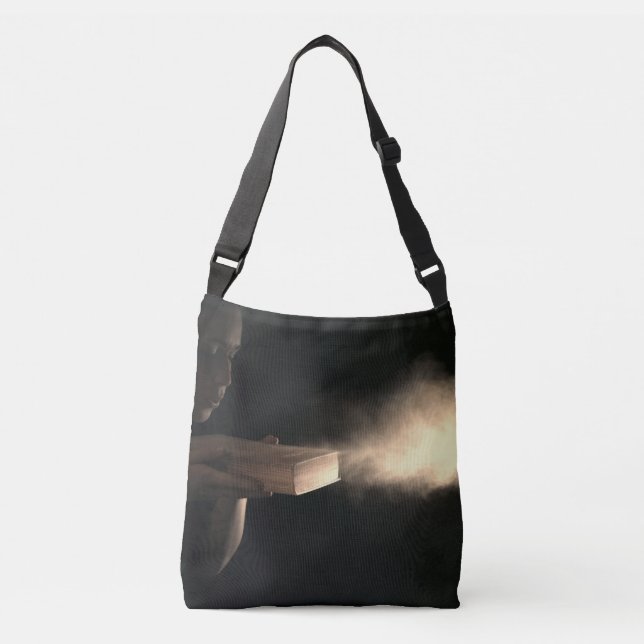 Abstract - Dusting Off Book Crossbody Bag (Front)