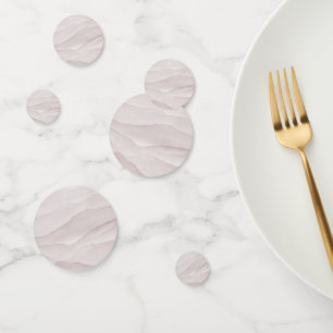 Abstract dusty rose marble wedding confetti