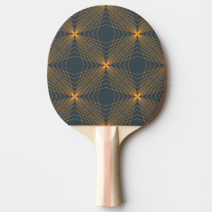 Abstract, dynamic cool lines in connection concept ping pong paddle