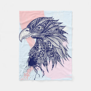 Abstract Eagle Fleece Blanket