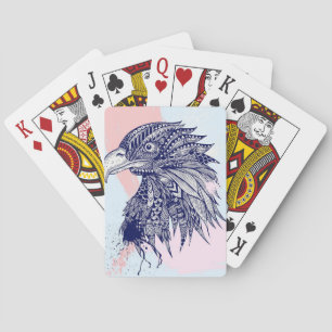 Abstract Eagle Playing Cards
