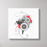 Abstract Eagle Wrapped Canvas