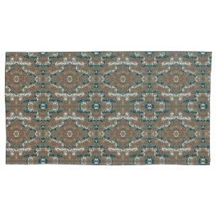 Abstract Earth Camouflage Brown Pillowcase