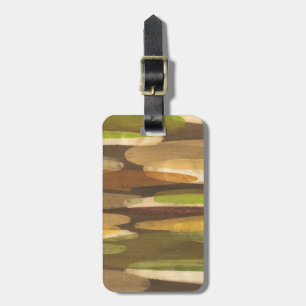 Abstract Earth Tone Landscape Luggage Tag