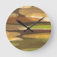 Abstract Earth Tone Landscape