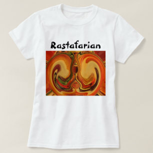Abstract Earth Tone Swirl Art Print T-Shirt