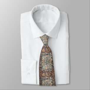 Abstract Earth Tones Pattern Tie