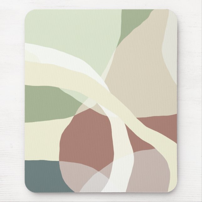 Abstract Earthiness Mouse Pad (Front)
