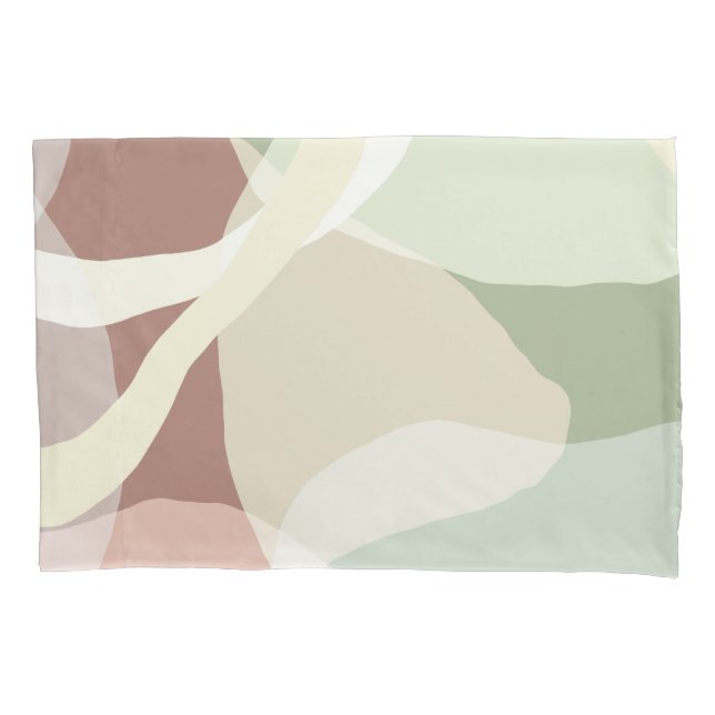 Abstract Earthiness Pillowcase (Front)