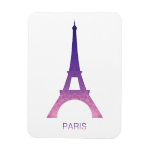 Abstract Eiffel Tower Magnet