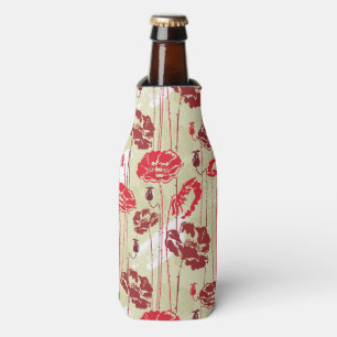 Abstract Elegance floral pattern 2 Bottle Cooler