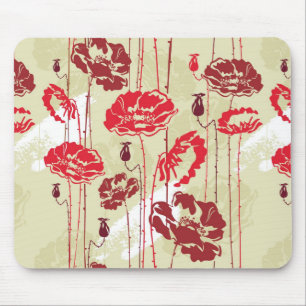 Abstract Elegance floral pattern 2 Mouse Pad