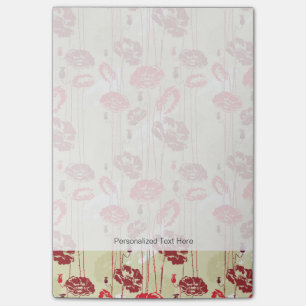 Abstract Elegance floral pattern 2 Post-it Notes