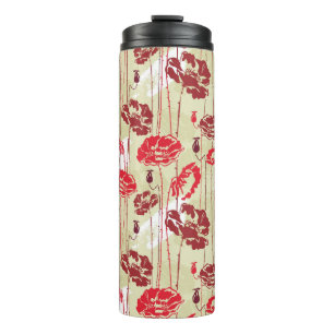 Abstract Elegance floral pattern 2 Thermal Tumbler