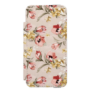 Abstract Elegance floral pattern 3 Incipio Watson™ iPhone 5 Wallet Case