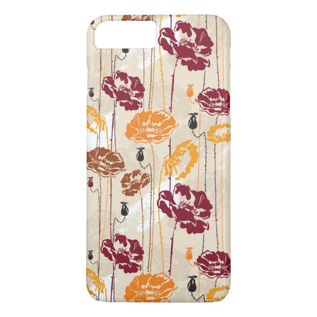 Abstract Elegance floral pattern 4 Case-Mate iPhone Case (Back)