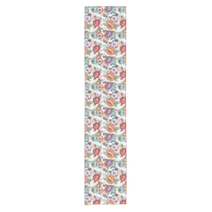 Abstract Elegance floral pattern 5 Short Table Runner