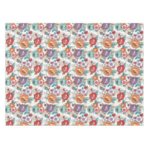 Abstract Elegance floral pattern 5 Tablecloth