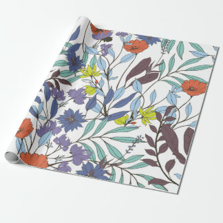 Abstract elegance pattern with floral background.  wrapping paper