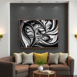 Abstract Elegance Poster