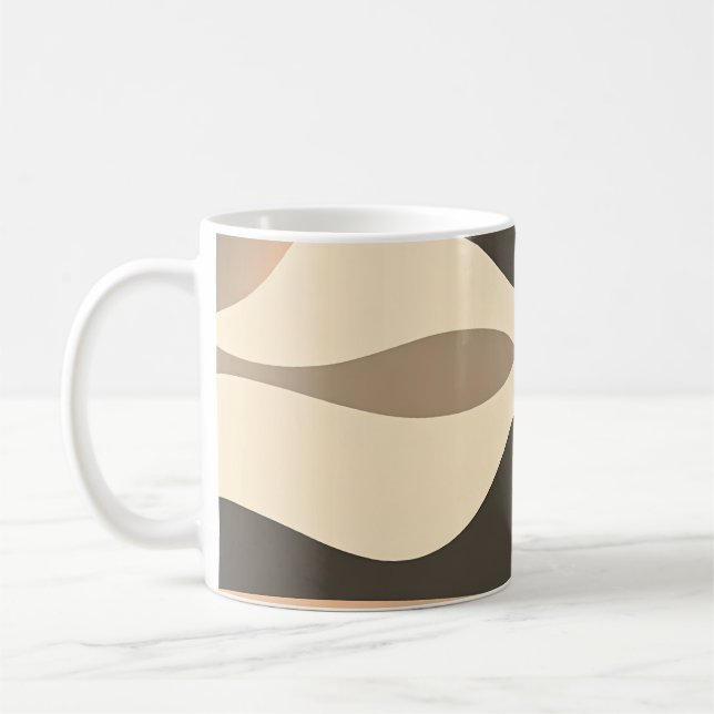 Abstract Elegant Coffee Mug (Left)
