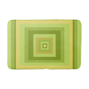 Abstract elegant geometric art bath mat