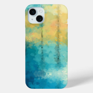 Abstract Elegant mixed Colourful painting pattern iPhone 15 Mini Case