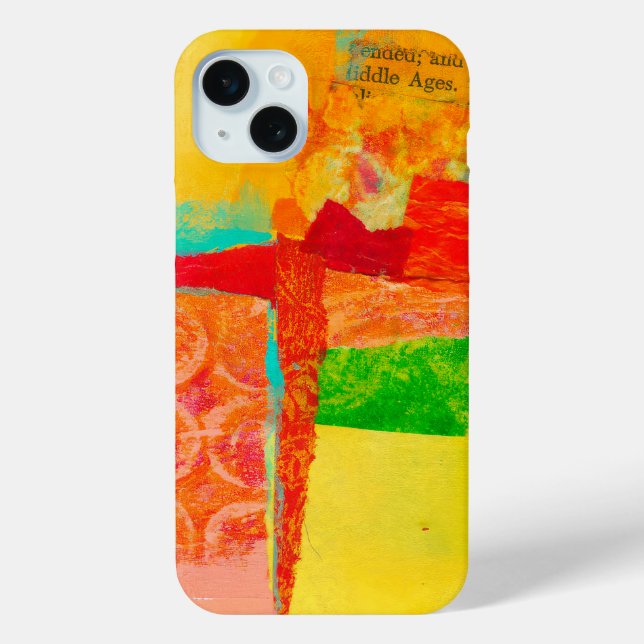 Abstract Elegant mixed Colourful painting pattern  Case-Mate iPhone Case (Back)