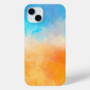 Abstract Elegant mixed Colourful painting pattern iPhone 15 Mini Case
