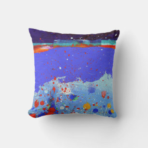 Abstract Elegant mixed Colourful painting pattern Cushion