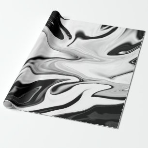 Abstract elegant retro colours digital fluid wrapping paper