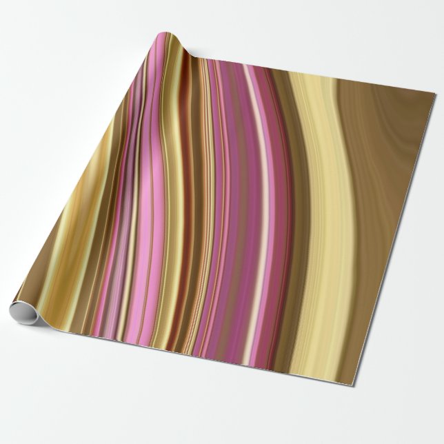 Abstract elegant retro digital fluid liquid marble wrapping paper (Unrolled)